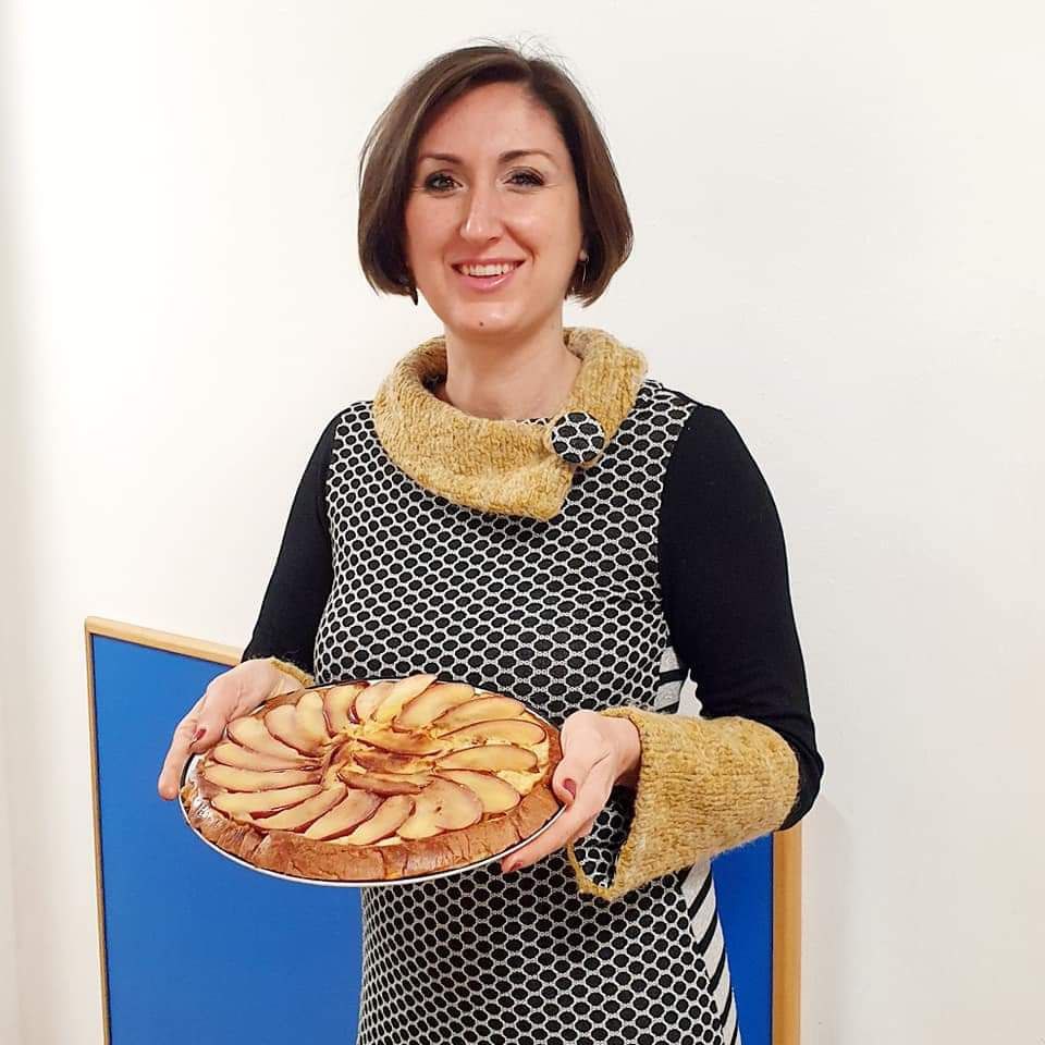 Lucia Cuffaro Torta alle mele con pandoro