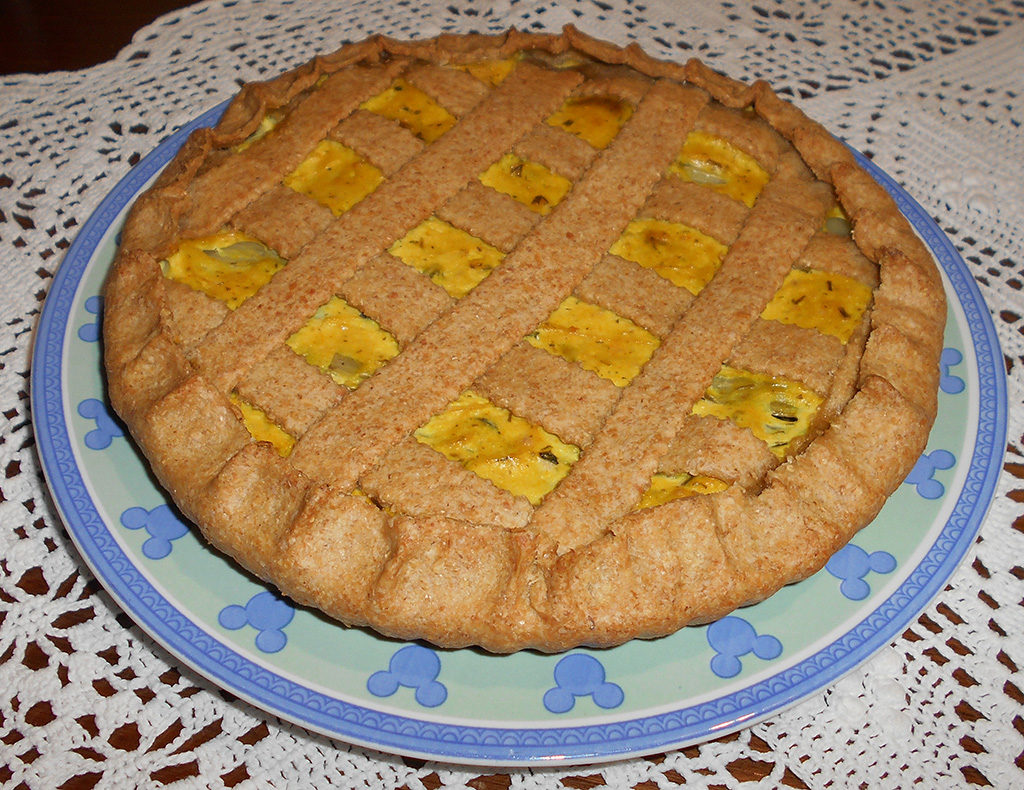 Crostata salata - Formaggi veg