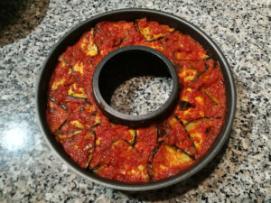 Tortino quinoa e melanzane - Stampo