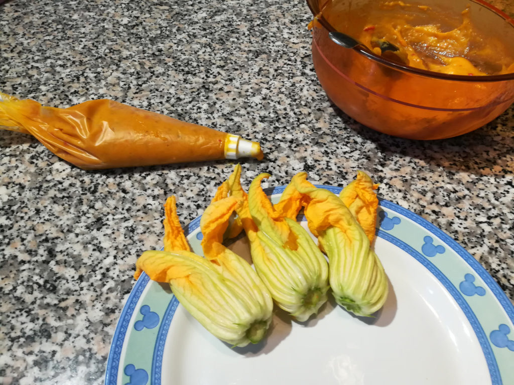 Fiori di Zucca Vegan - Ripieno