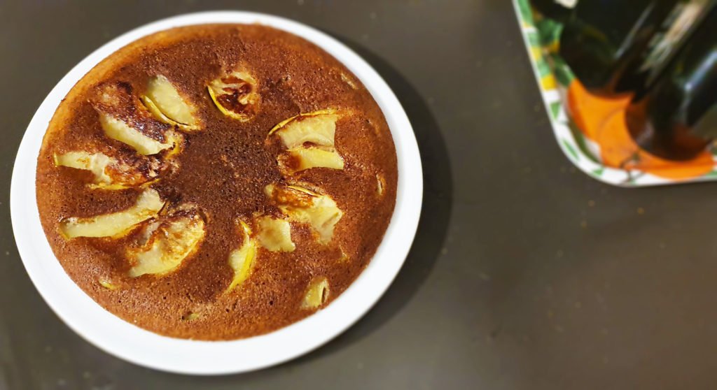 Torta di mele in padella