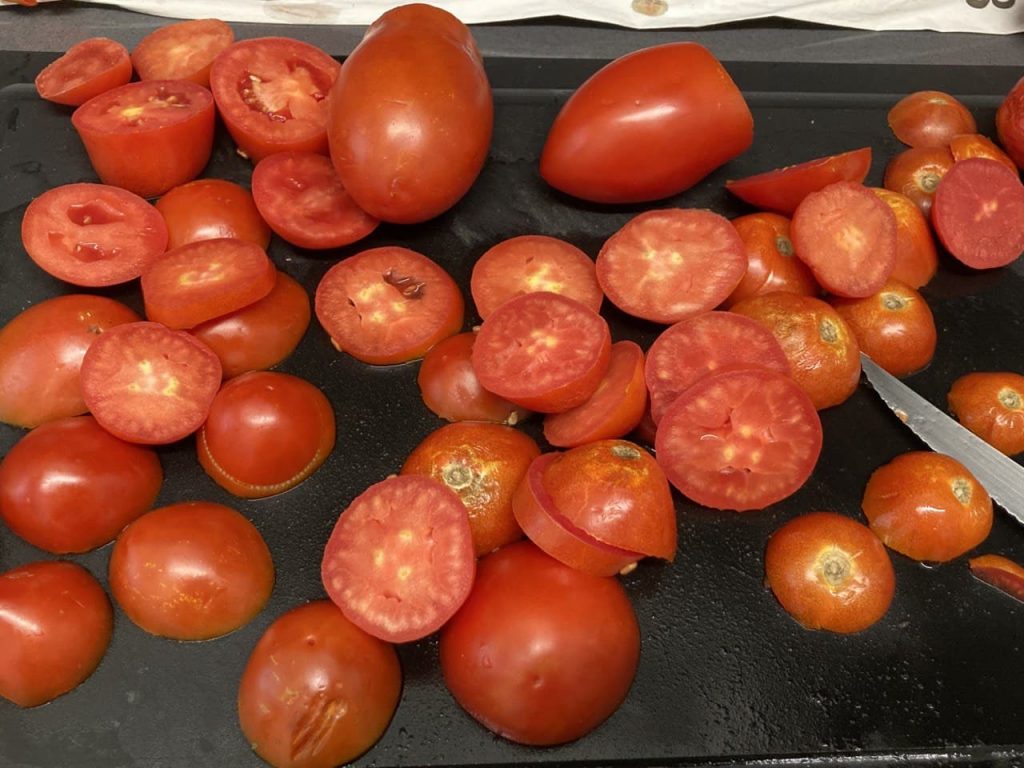 Salsa pomodoro - Taglio