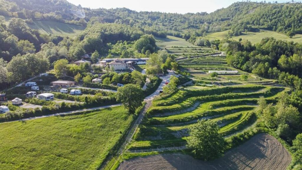 Fattoria dell'Autosufficienza - Vista Aerea - Corso di Autoproduzione - Lucia Cuffaro