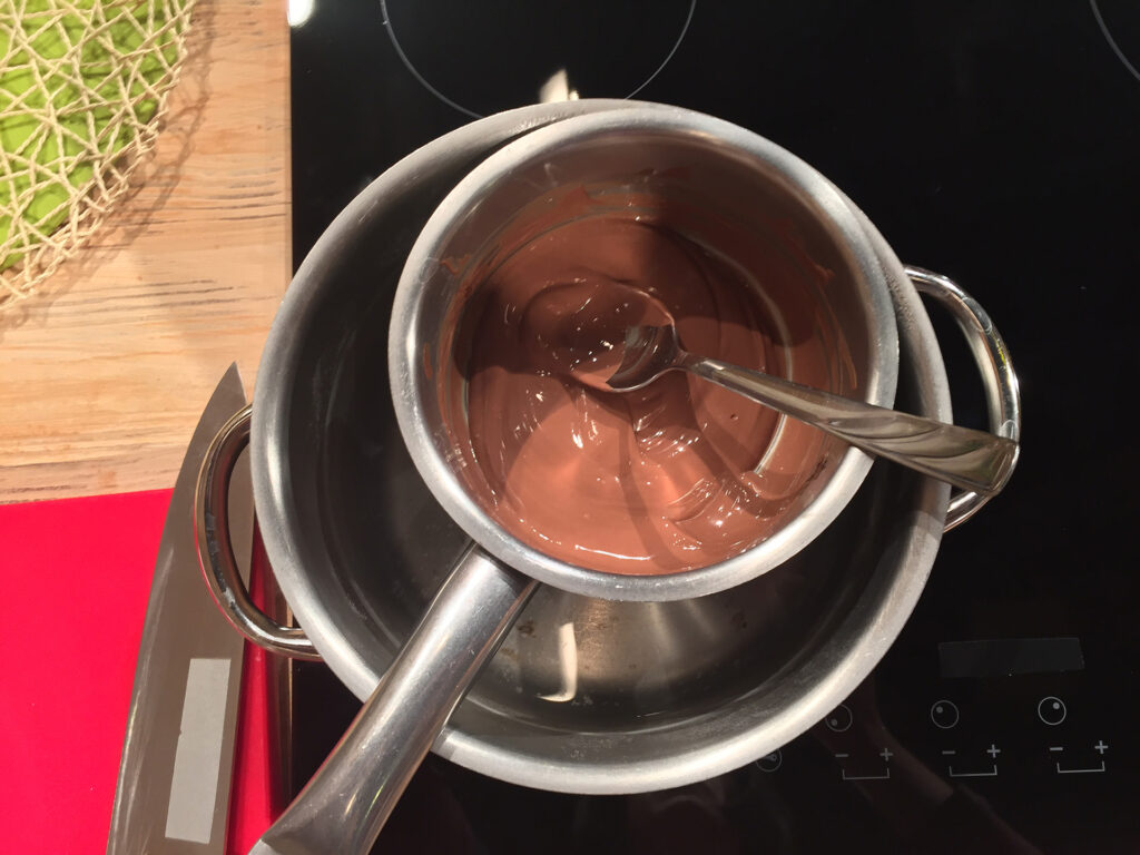 Tegolini fatti in casa - Cioccolata fondente