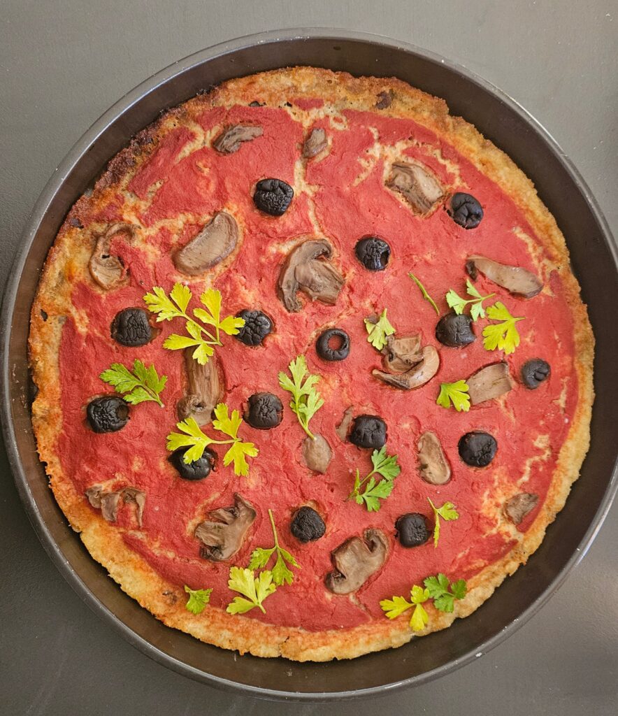 Pizza di pane raffermo